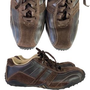 PERRY ELLIS AMERICA Men’s Brown Suede Sneakers | 10.5